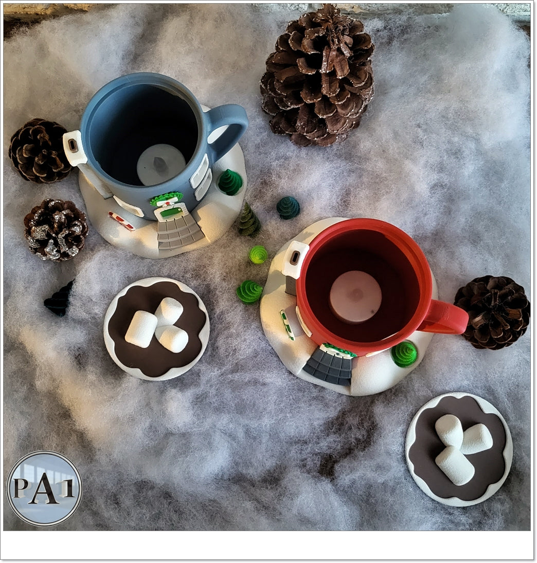 Fairy house la tasse de chocolat chaud